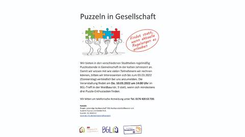 s_puzzeln website schoenefeld BGL Nachbarschaftshilfeverein - Nachbarschaftsprojekt Stadtteile - Schönefeld